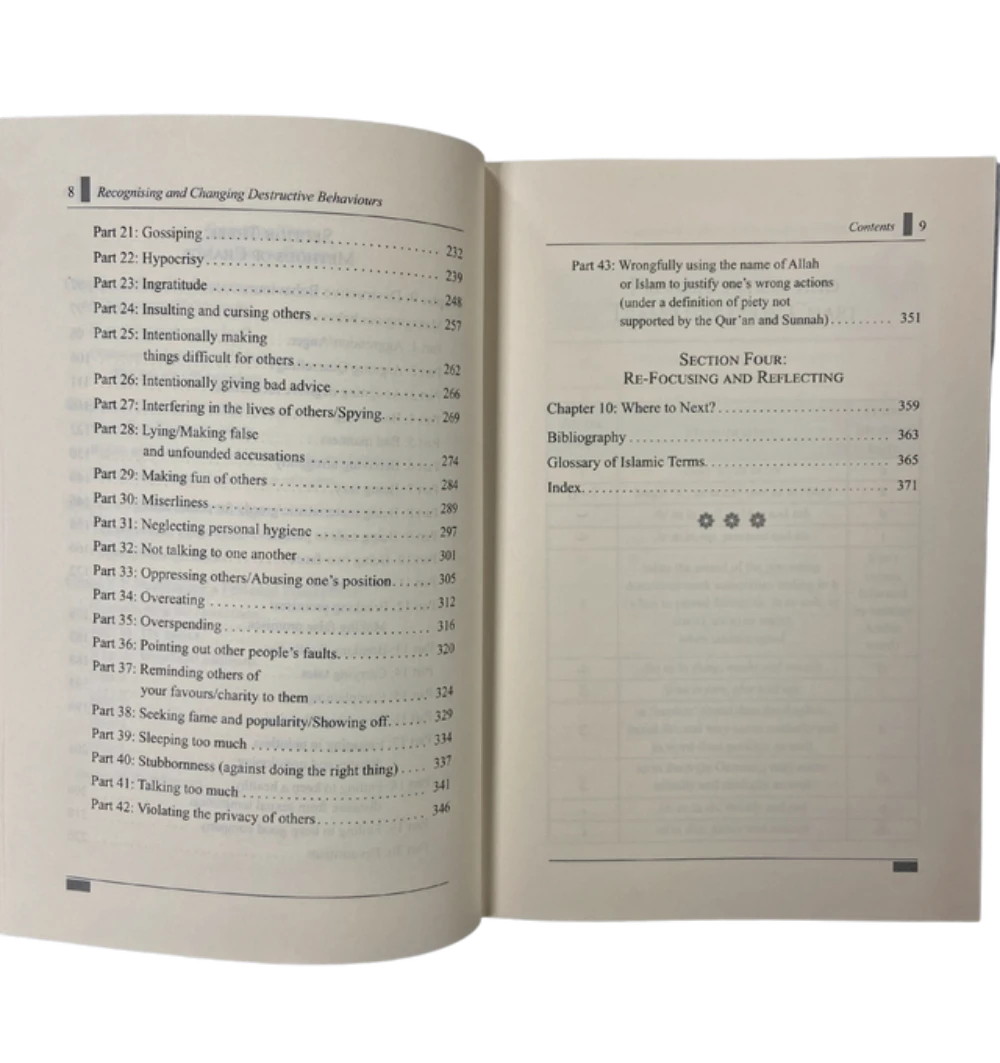 Therapy from Quran and Sunnah 3 - Transforming Destructive Behaviors