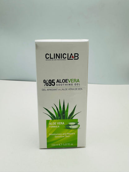 ClinicLab Aloe Vera 95% Soothing Gel 150ml – Hydrating & Refreshing Skin Gel