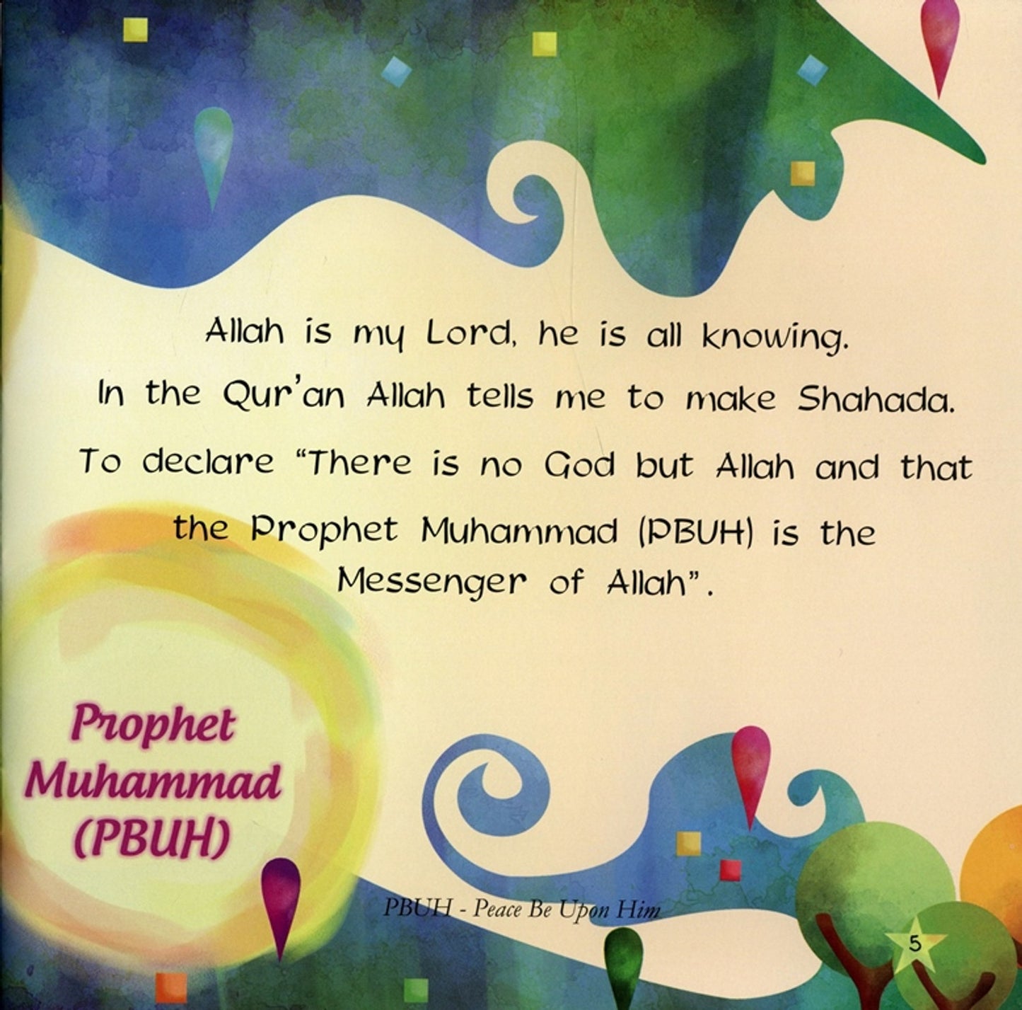 Allah Tells Me – Islamic Board Book for Children Teaching Manners & Faith