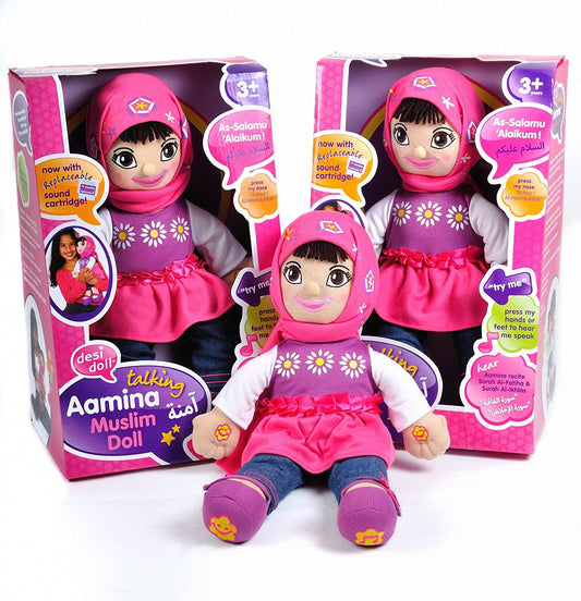 Aamina English/Arabic Speaking Doll – Interactive Muslim Doll by desi doll