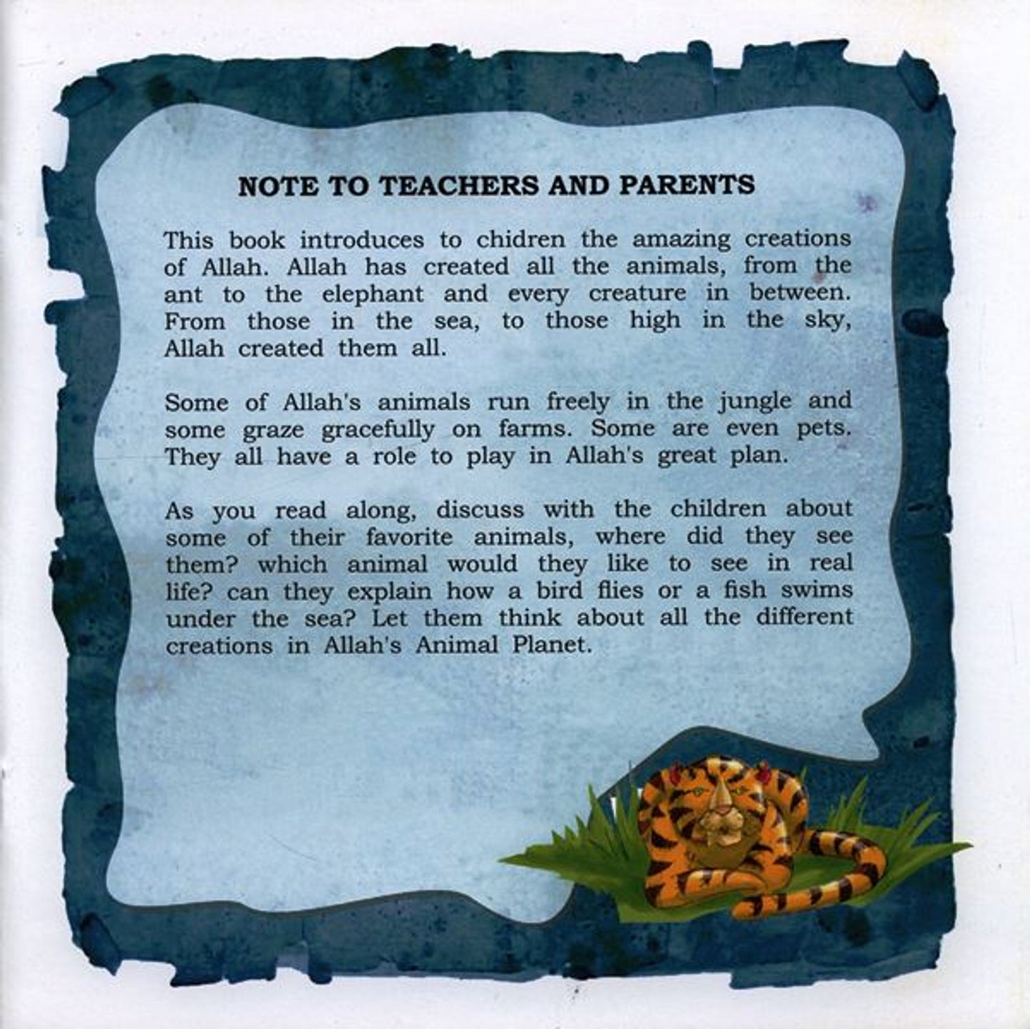 Allah’s Animal Planet – Islamic Children’s Book | Learn About Animals | Let’s Think About Series