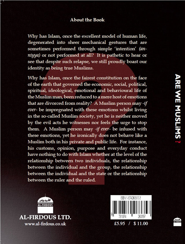 Sommes-nous musulmans ? par Cheikh Muhammad Qutb