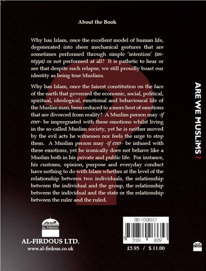 Sommes-nous musulmans ? par Cheikh Muhammad Qutb