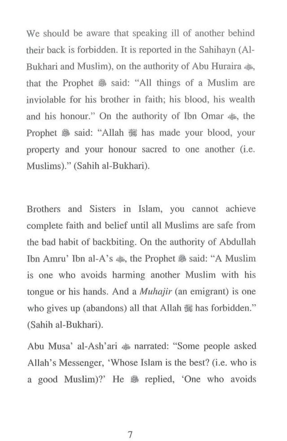 Backbitnig the way to Hellfire