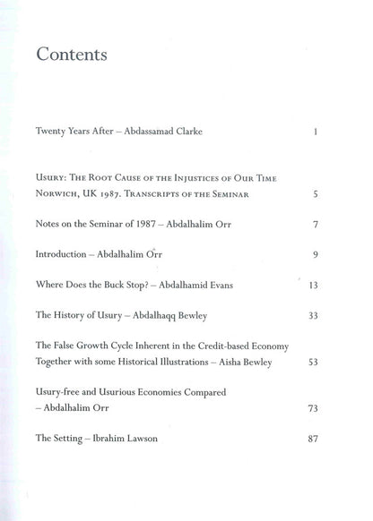 Banking-The Root Cause of Global Injustice — Islamic Critique of Usury