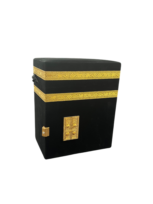 30 Juz Quran in Velvet Kaaba Box – 9-Line Uthmani Script Premium Set