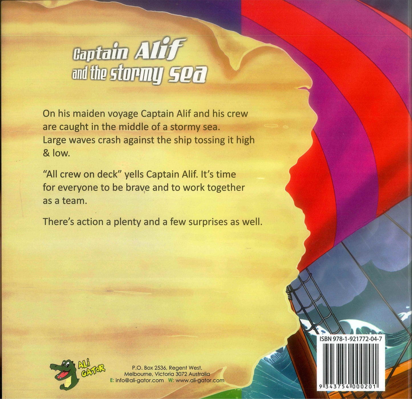 Captain Alif and the Stormy Sea – Islamic Adventure Storybook for Children