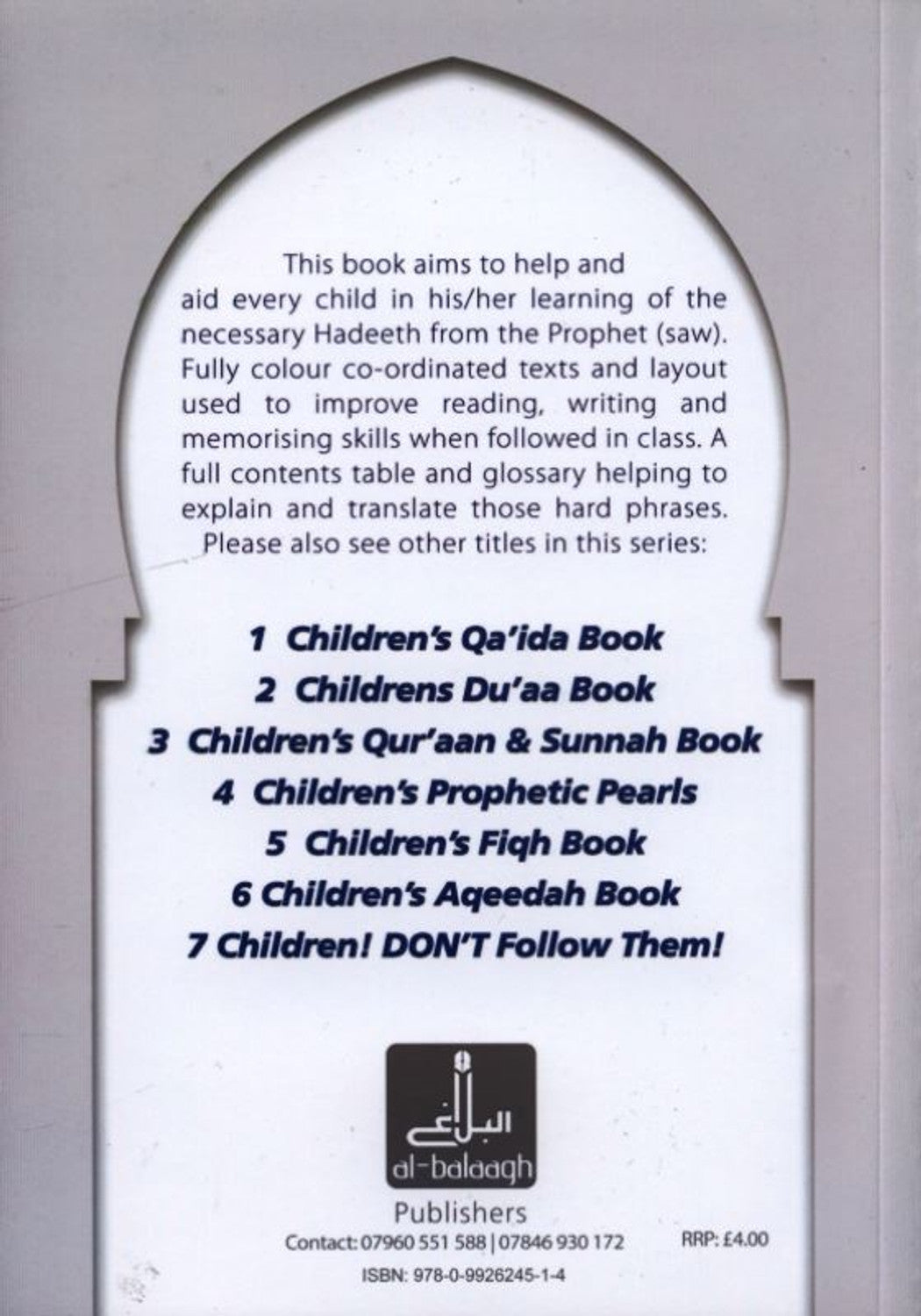 Perles prophétiques pour enfants de Muhammad Abul Hussain Khan