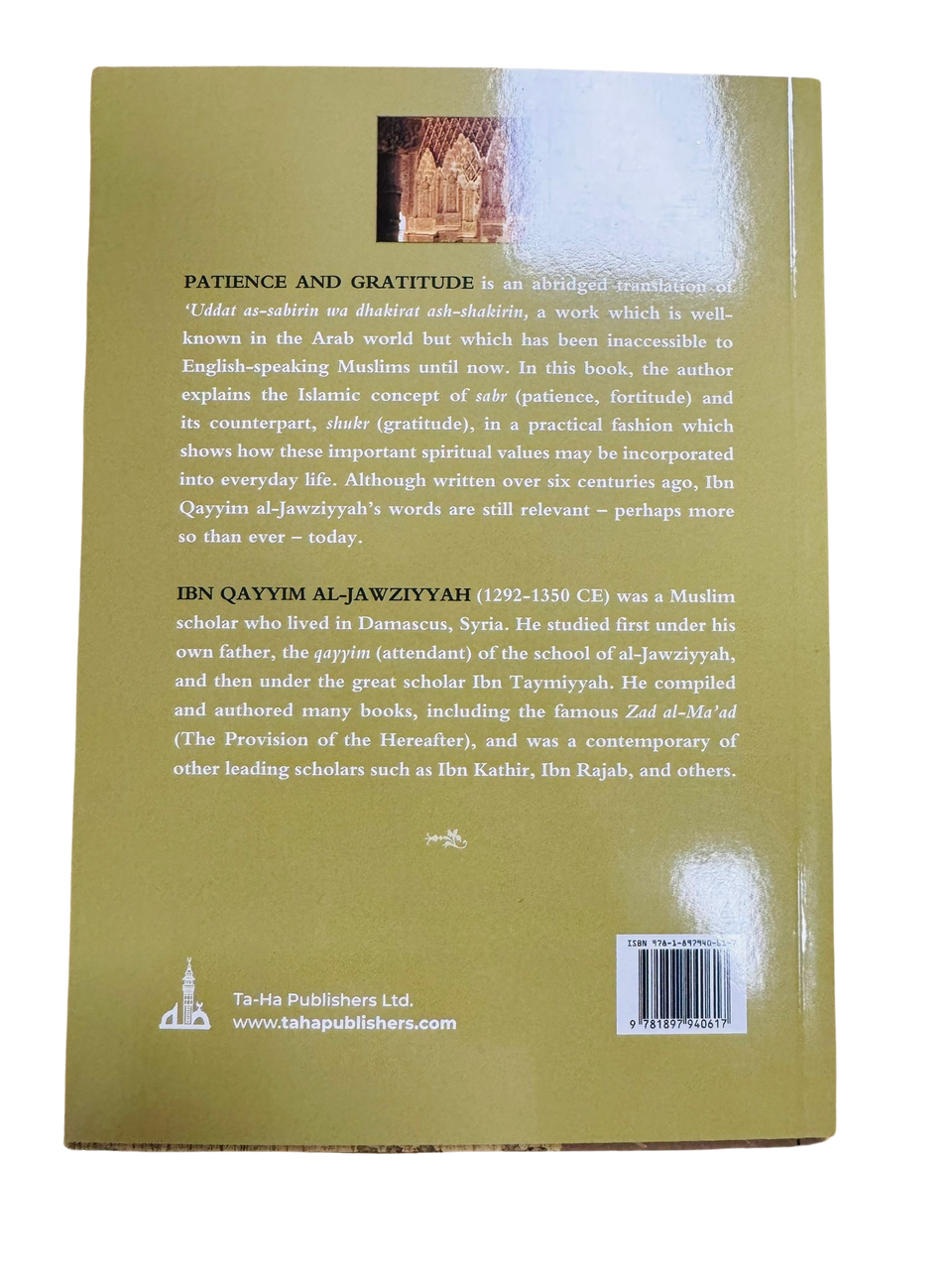 Patience and Gratitude By ta ha publisher