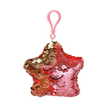 My Dua Keyring with Flippable Sequins | Islamic Learning Keychain Toy | Desi Doll