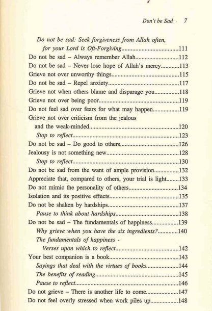 Ne sois pas triste : Couverture rigide 