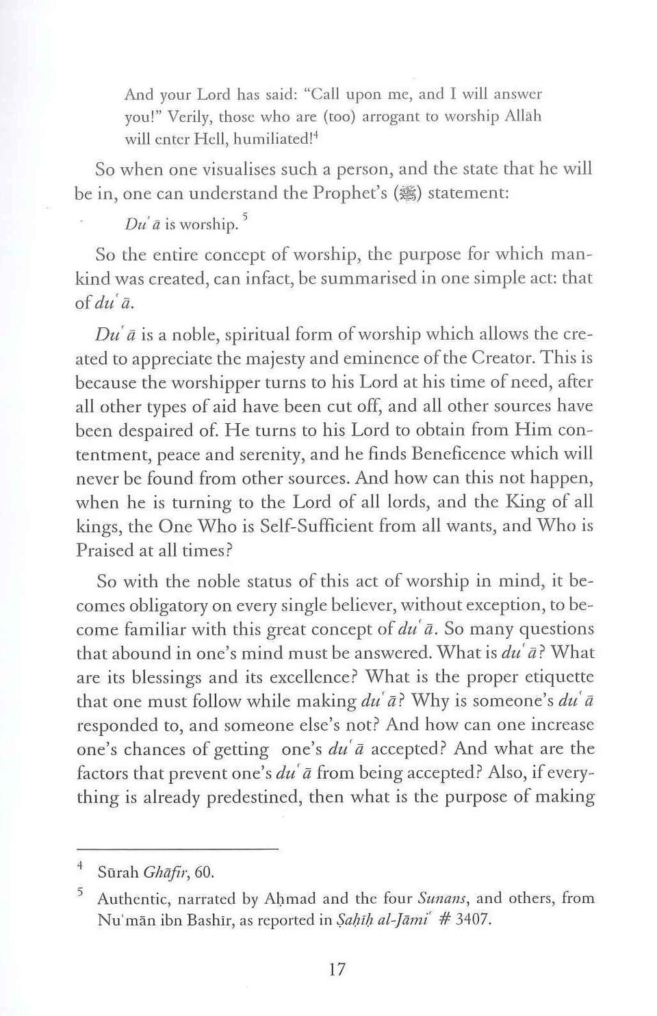 Dua – The Weapon of the Believer_by_Abu Ammar Yasir Qadhi_Power of Supplication in Islam