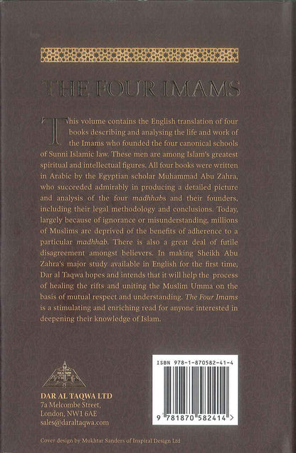 The Four Imams: Their Lives, Works and Schools of Jurisprudence – Muhammad Abu Zahra (English Edition)
