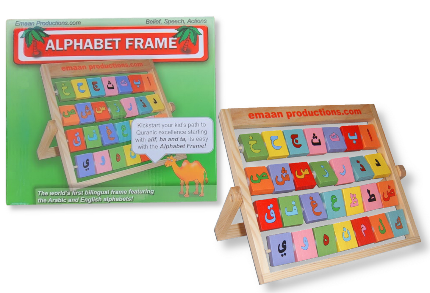 Alphabet Frame – Interactive Arabic and English Alphabet Learning Frame for Kids