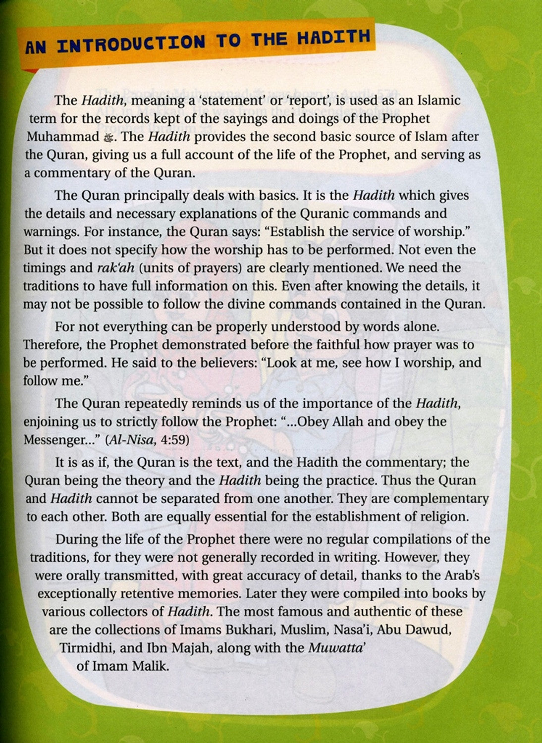 Hadith Activity Book for Kids – Islam by Ayse seda Denizer
