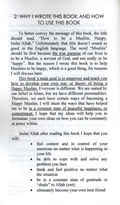 How to Be a Happy Muslim_The Islamic Guide to Inner Peace and Joy