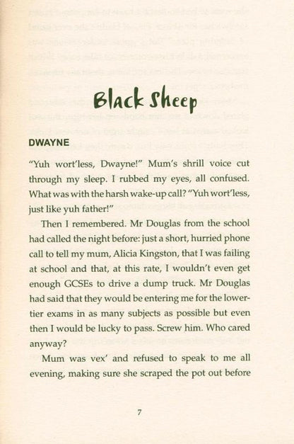 Black Sheep – Young Adult Novel by Na’ima B. Robert