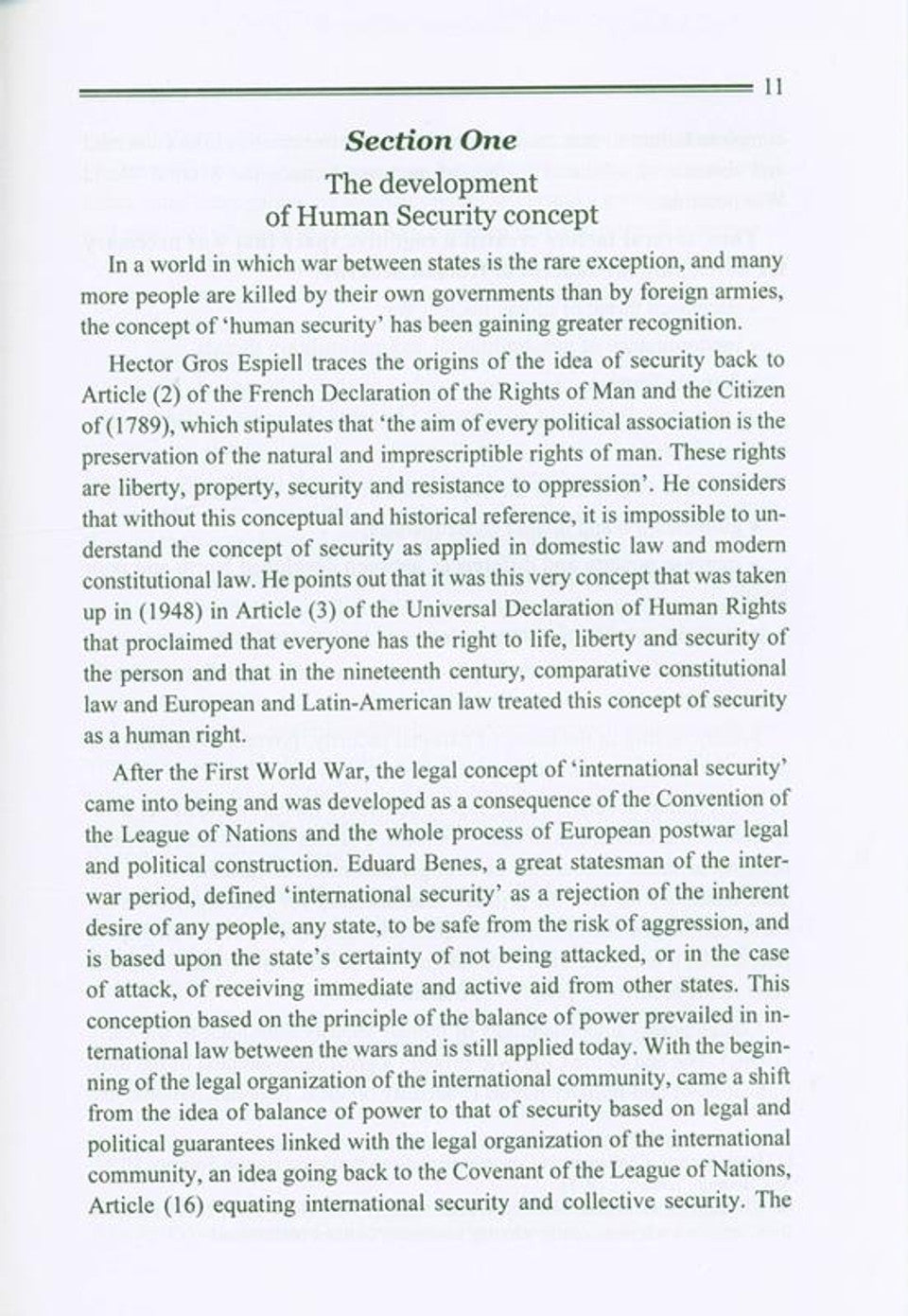 La sécurité humaine et son application sur la scène internationale : perspectives et défis mondiaux