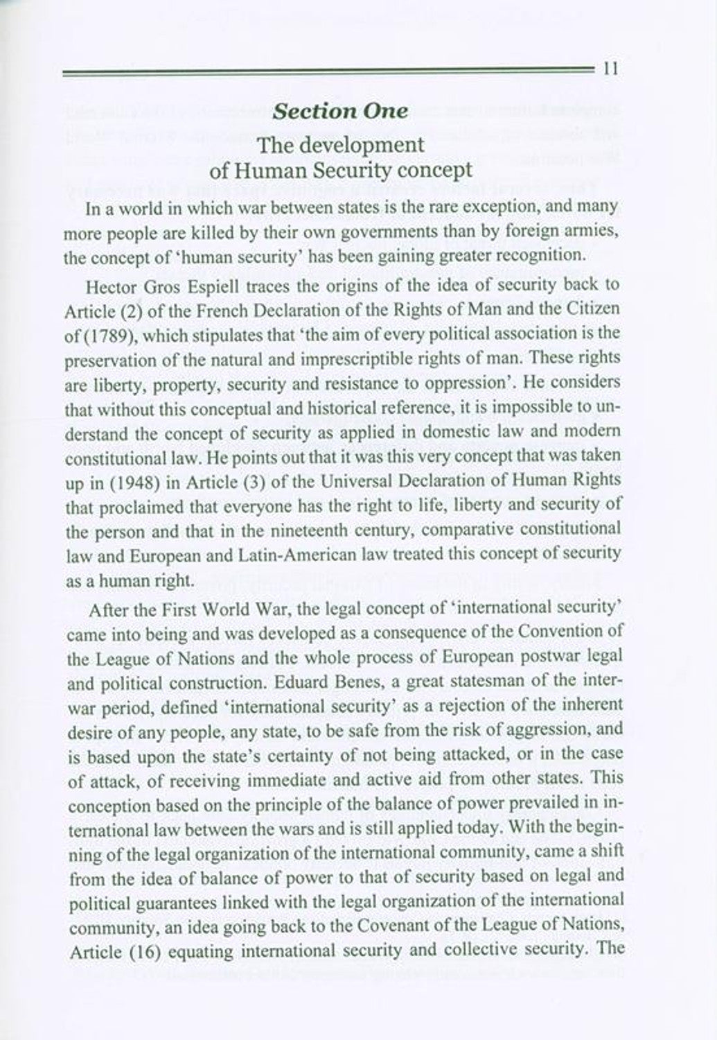 Human Security and Its Application in the International Forum | Islamic Perspective on Global Peace