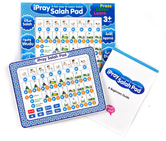 iPray Salah Pad pour garçons – Jouet interactif d'apprentissage de la prière islamique avec sons et lumières