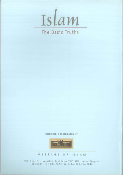 Islam The Basic Truths by sheikh jaafr S. Idris