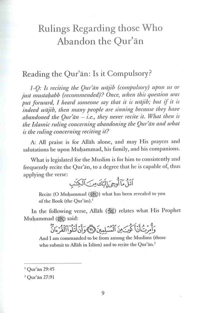 Islamic Rulings Regarding the Qur’an – Authentic Guidance from the Permanent Committee of Scholars