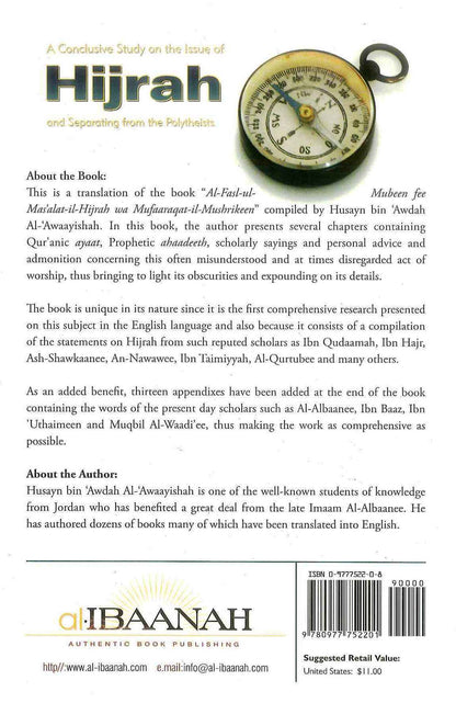 Une étude concluante sur les questions de la Hijrah par Husayn bin Awdah Al-Awaayishah