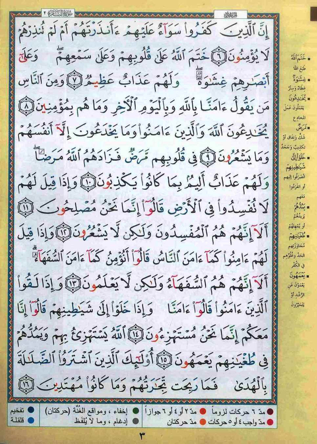 مصحف التجويد في 30 جزءًا - غلاف ورقي بغلاف جلدي