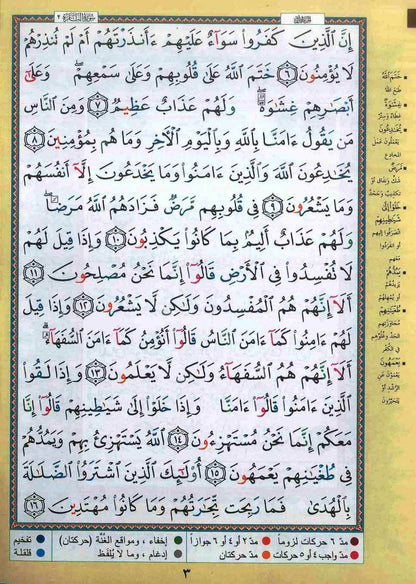 مصحف التجويد في 30 جزءًا - غلاف ورقي بغلاف جلدي