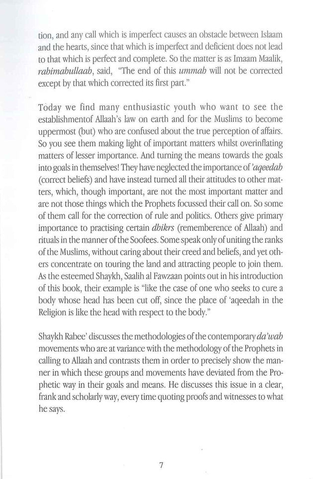 The Methodology of the Prophets in Calling to Allah – Islamic Guidance