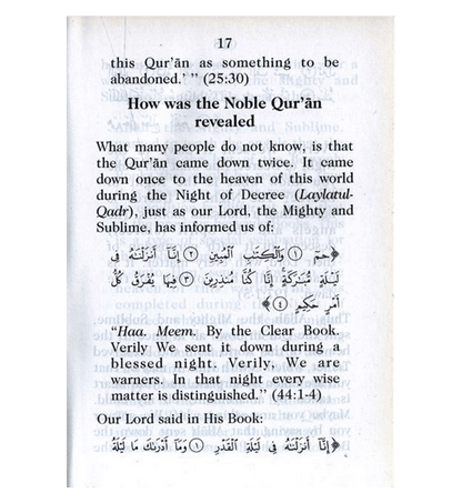 Les sciences du Coran pour les enfants par Abdul Malik Mujahid