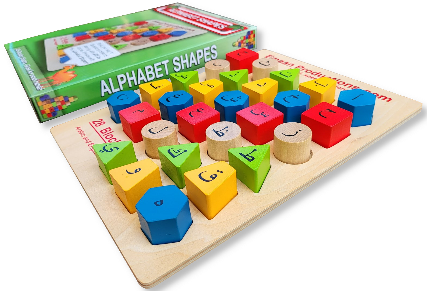 Alphabet Shapes – Fun Arabic Alphabet Shape Learning Toy for Kids