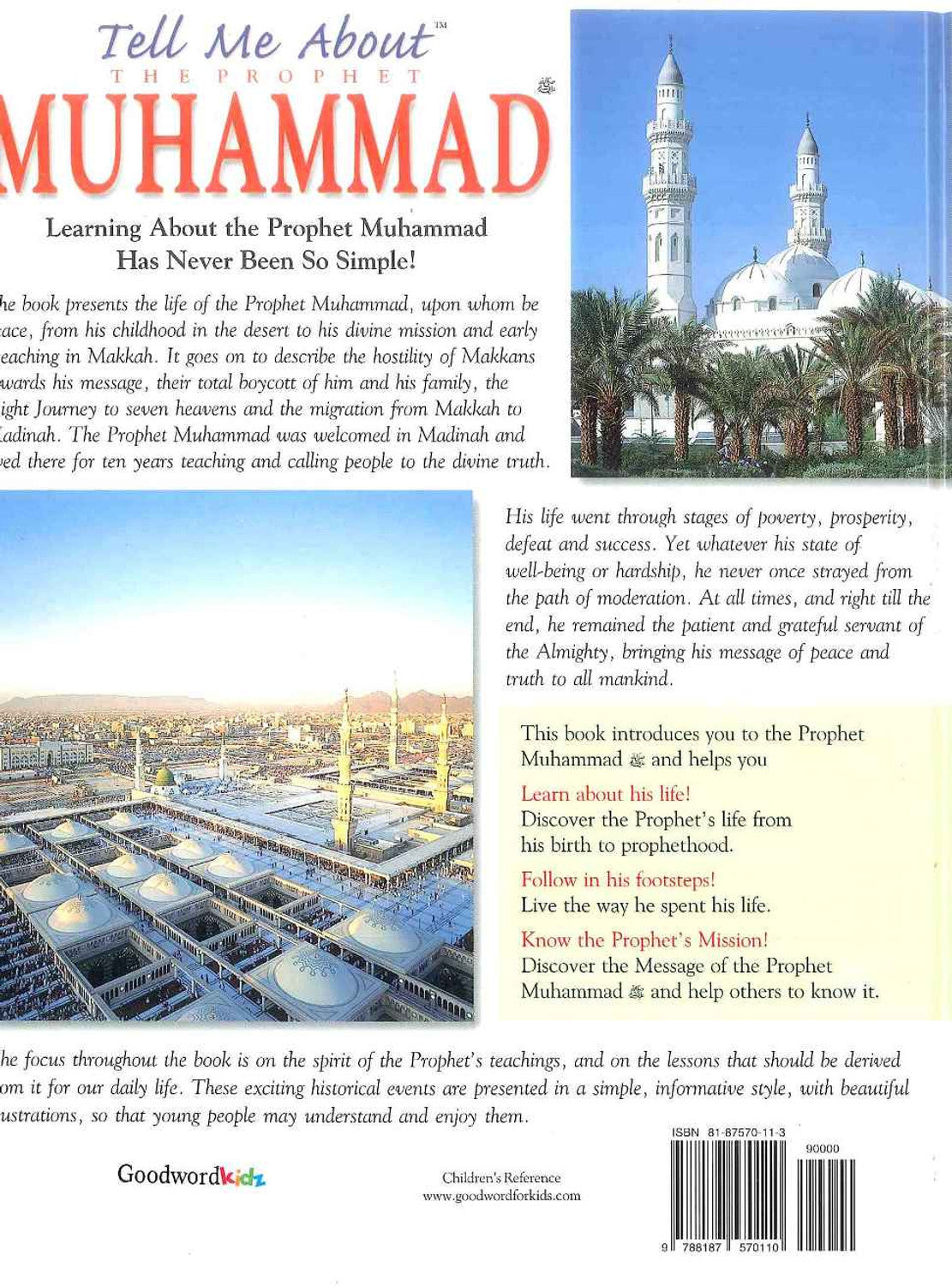 Tell Me About Prophet Muhammad Book for Kids | Saniyasnain Khan | Goodword