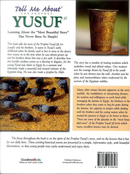 Tell Me About Prophet Yusuf Book for Kids | Saniyasnain Khan | Goodword