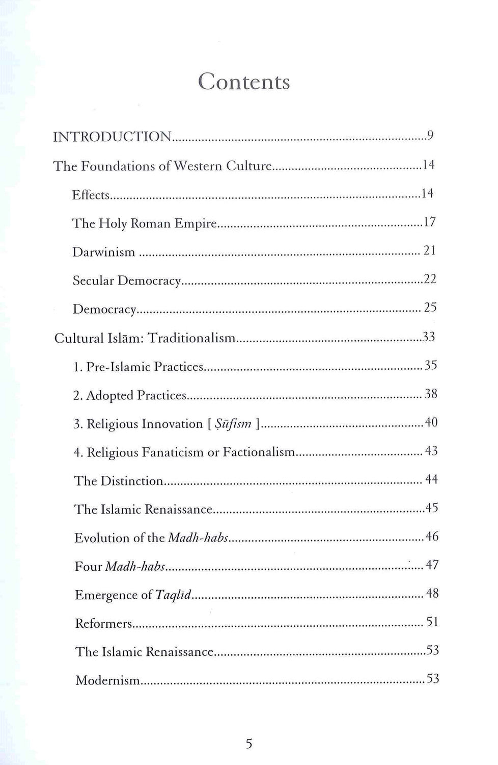 صراع الحضارات – الإسلام والعالم الحديث