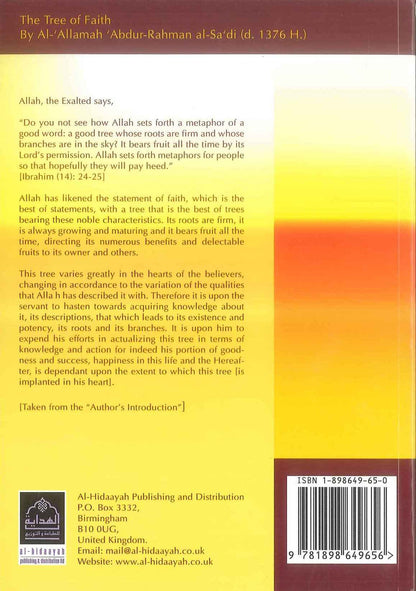 « L’Arbre de la Foi – Livre islamique sur la foi et la croissance spirituelle »