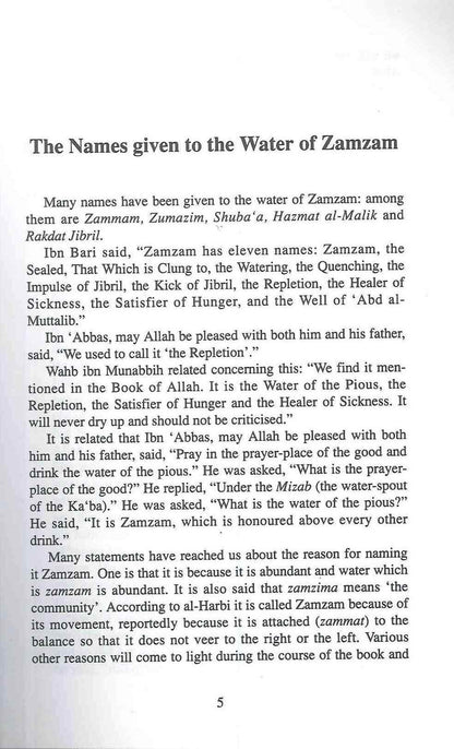 The Water of Zamzam – Muhammad Abd al-Aziz Majdi as-Sayyid Ibrahim | History, Miracles & Healing